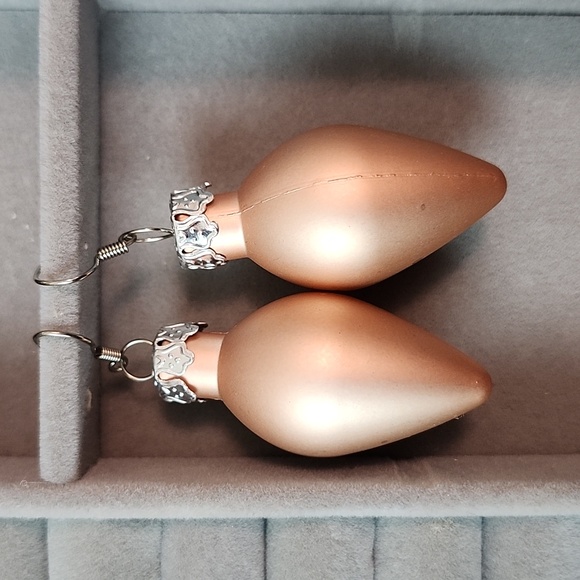 4 pairs Christmas lights earrings - Picture 4 of 5